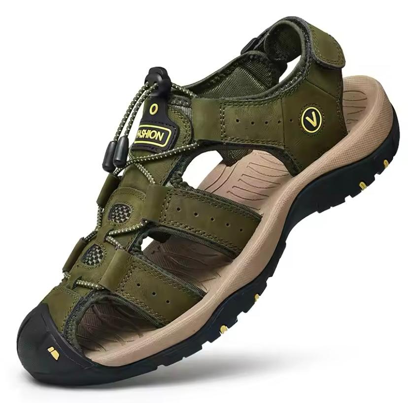 Sandalen aus echtem Leder